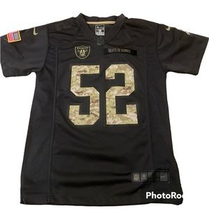 Salute to Service Oakland Raider kid’s jersey